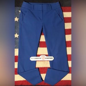 Vintage Womens Ann Taylor LOFT MARISA SKINNY Pants 2 Royal Blue Rl Lauren luxury